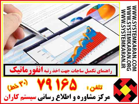 راهنمای تکمیل ساجات جهت اخذ رتبه انفورماتیک