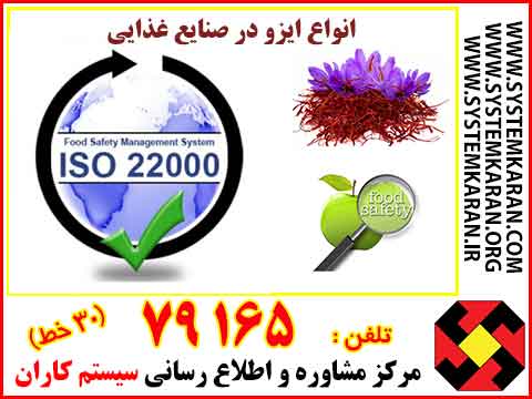 انواع ایزو در صنایع غذایی